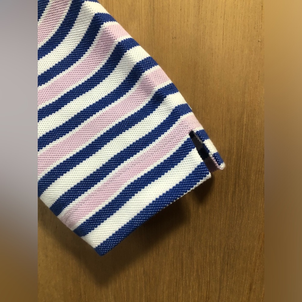 T by Talbots XL Ladies Striped Pullover Blue Pink White Quality - Picture 3 of 11